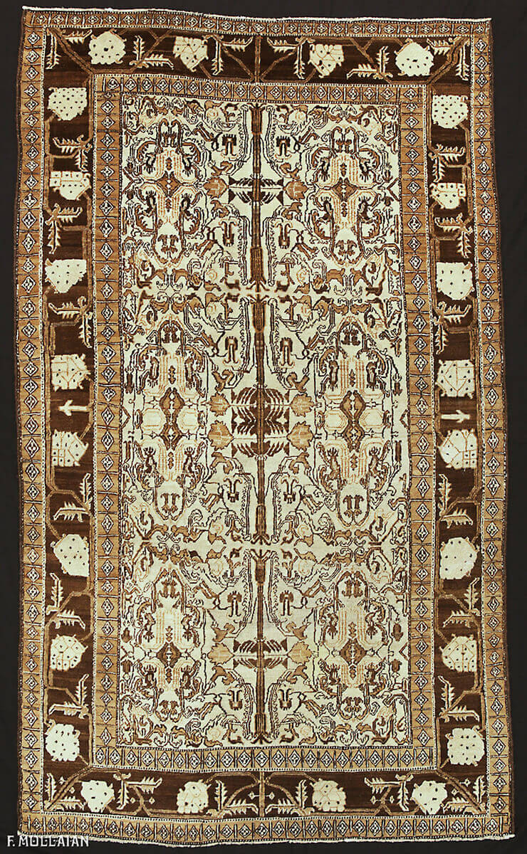 Tapis Indien Antique Agra n°:49442946